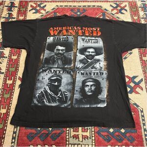 Vintage Americas Most Wanted Poster Tee Dead or Alive XL
